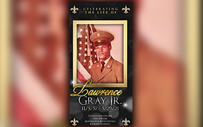 Lawrence Gray Jr 1957-2021