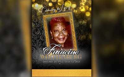 Francine Whittenburg 1952 – 2021