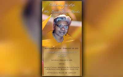 Brenda Joyce Charles 1954 – 2021