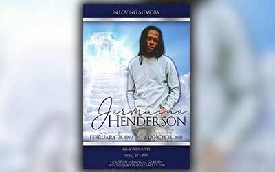 Jermain Henderson 1972 – 2021