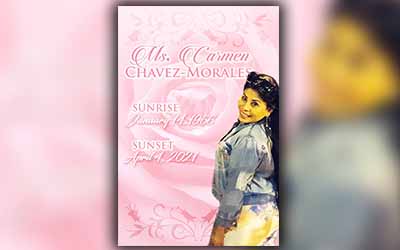 Carmen Chaves Morales 1966 – 2021
