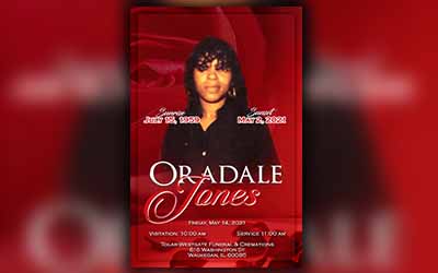 Ordale Jones 1959 – 2021