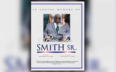 Roy Lee Smith Sr. 1959 – 2021