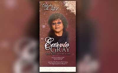 Earvie Gray 1935-2021