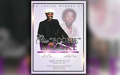 Otis Lazare 1952-2021