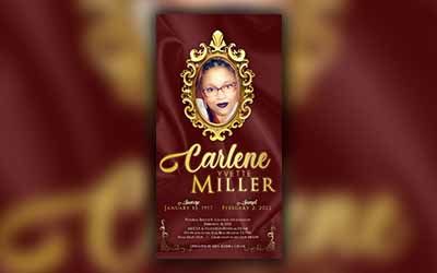 Carlene Miller 1977-2022