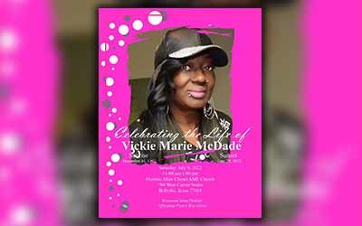 Vickie Marie McDade 1962 – 2022