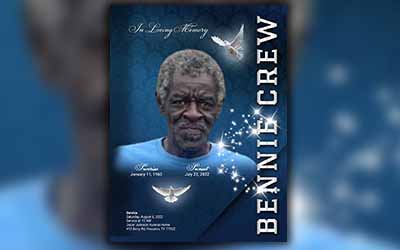 Bennie Crew 1960 – 2022