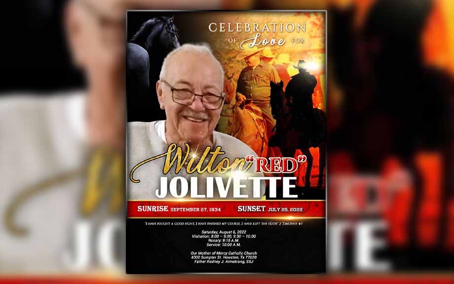 Wilton “Red” Jolivette 1934 – 2022