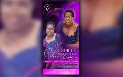 Jennifer Veronica Bent Christie 1955 – 2022