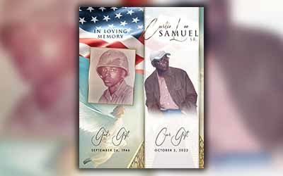 Curtis Lee Samuel Sr. 1946 – 2022