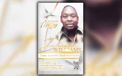 Donald Williams 1957 – 2022