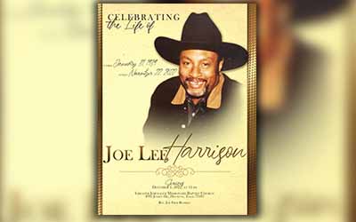 John Lee Harrison 1939 – 2022