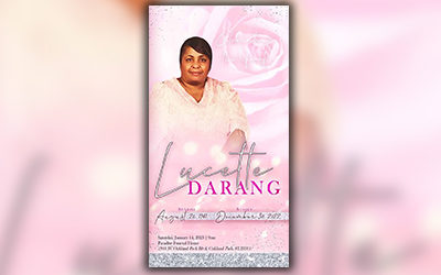 Lucette Darang 1941 – 2022