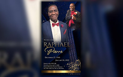 Raphael Pierre 1940 – 2023