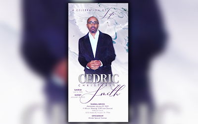 Cedric Christersen Smith 1970 – 2023
