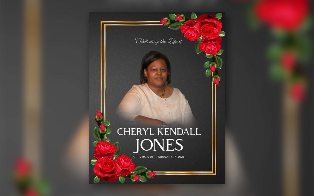 Cheryl Kendall Jones 1959 – 2023