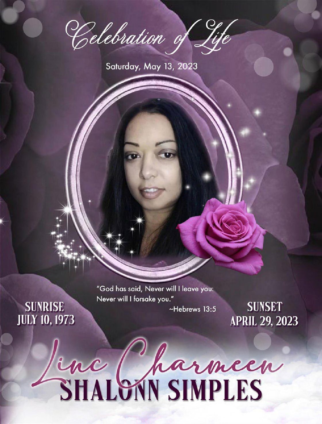 Linc Charmeen Shalonn Simples 1973 – 2023