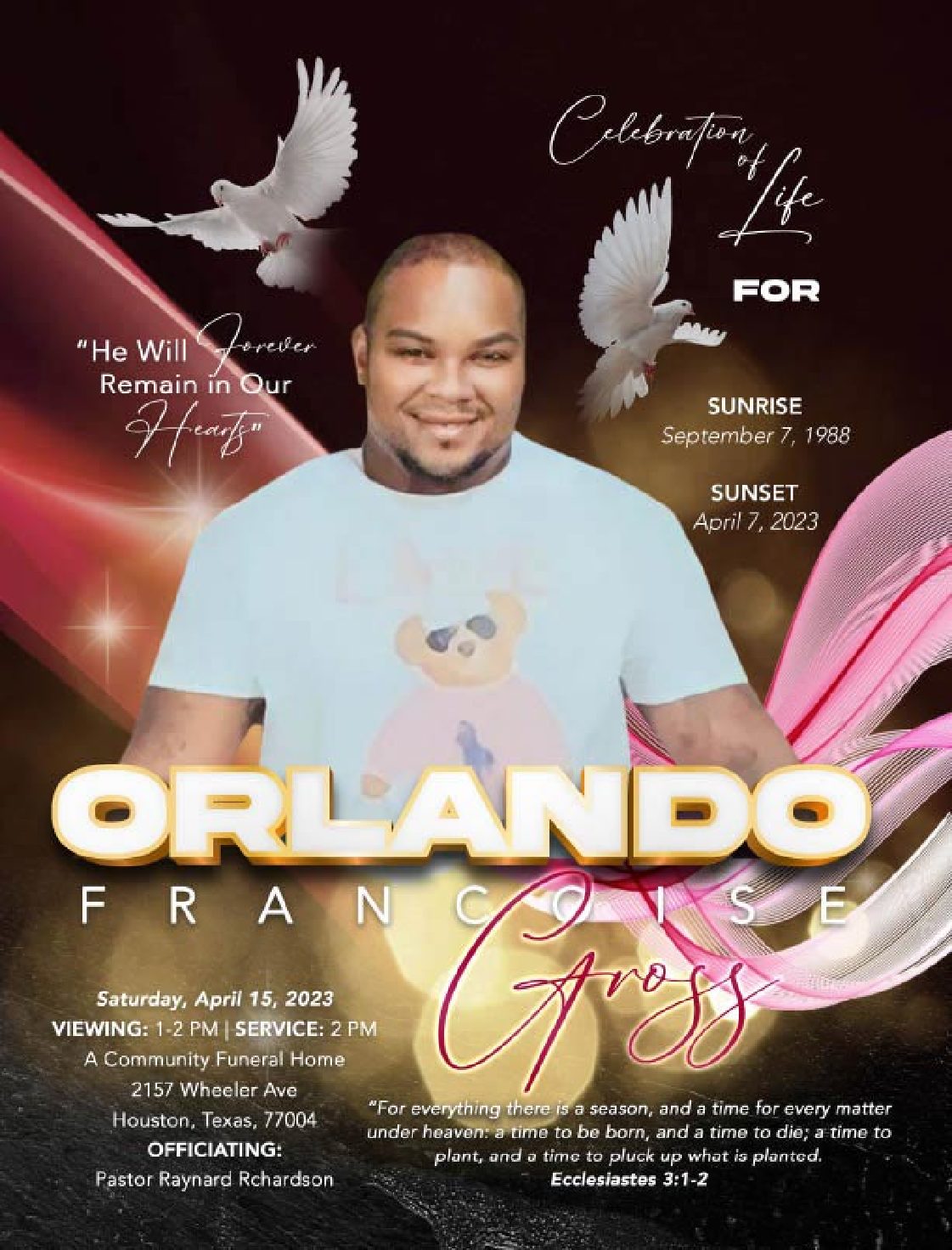 Orlando Francoise Gross 1988 – 2023