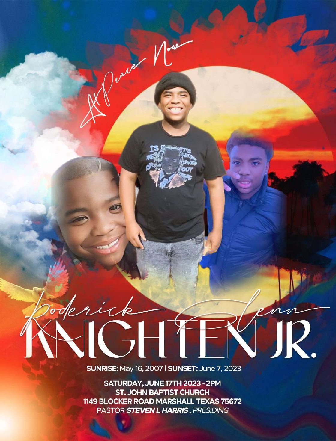 Roderick Glenn Knighten Jr. 2007 – 2023