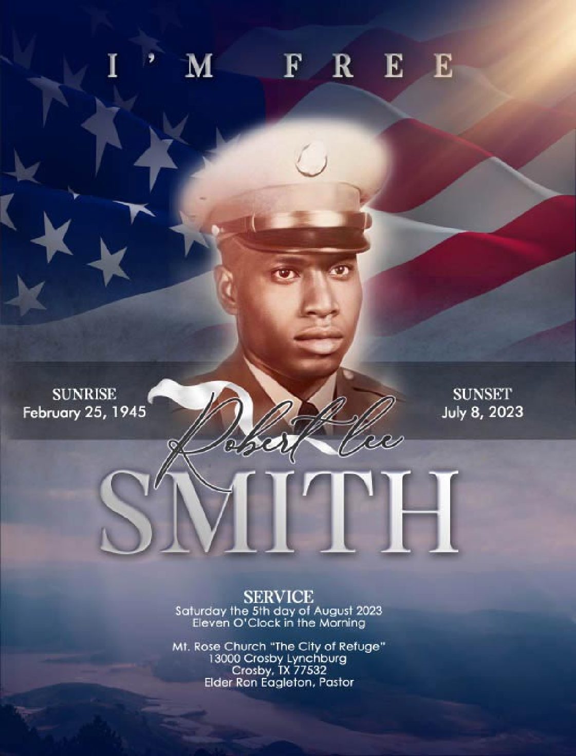 Robert Lee Smith 1945 – 2023
