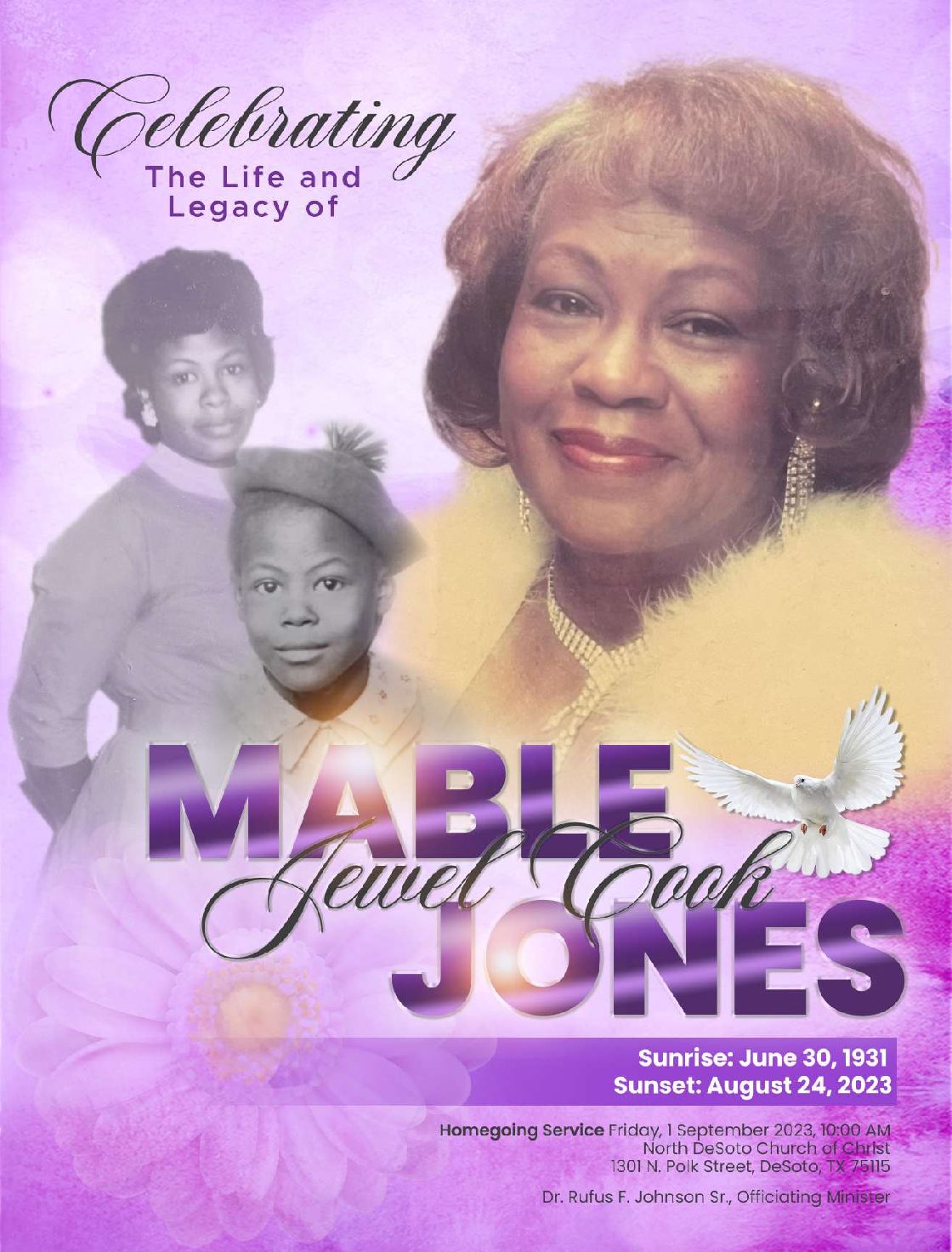 Mable Jewel Cook Jones 1931 – 2023