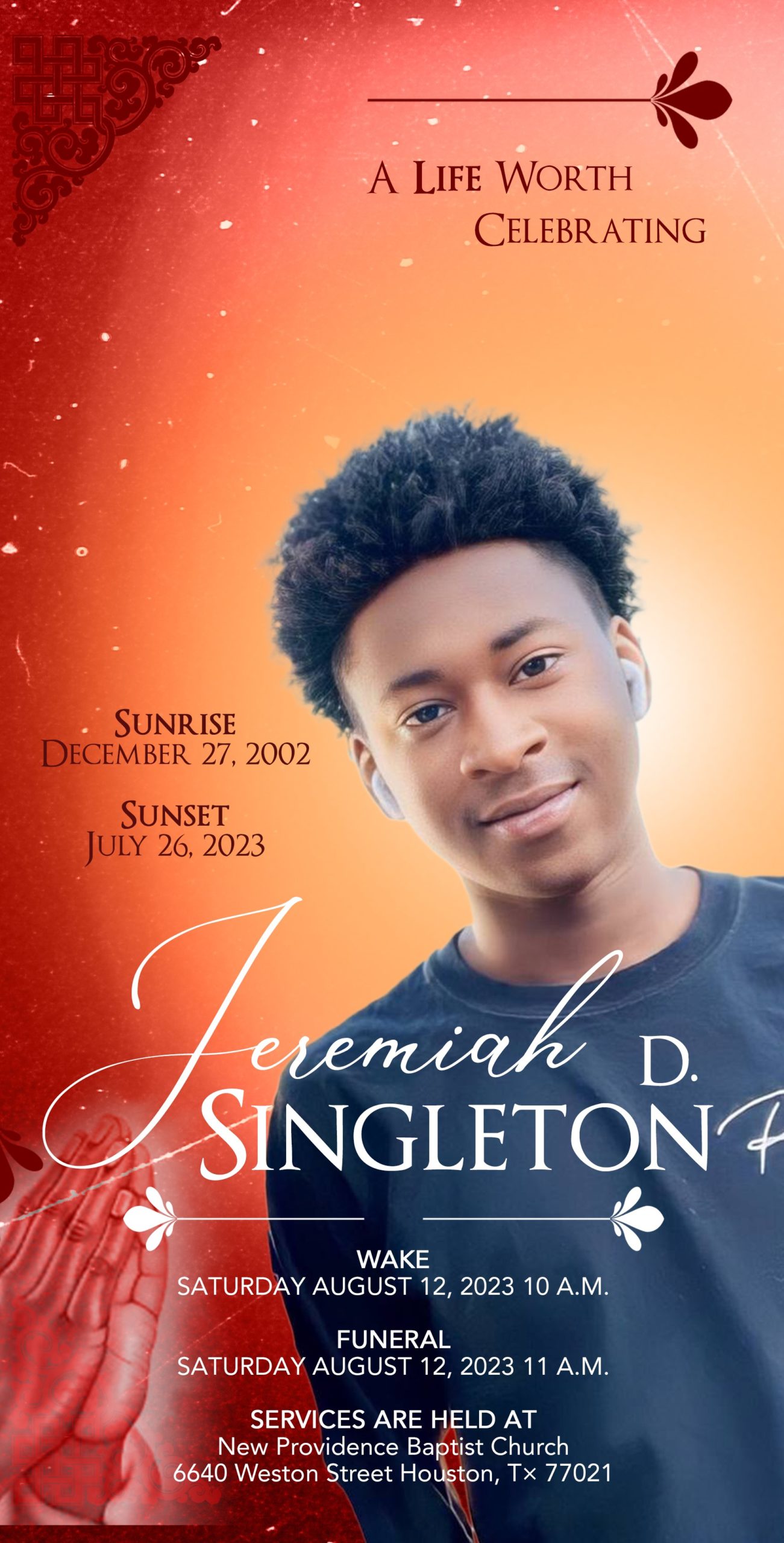Jeremiah D. Singleton 2002 – 2023