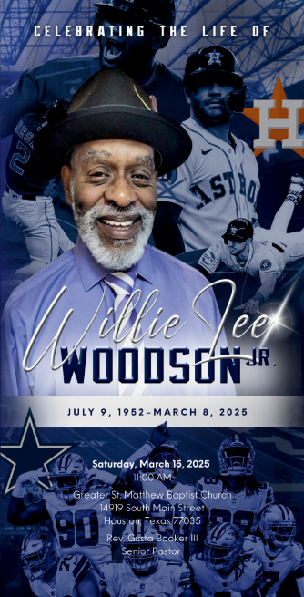 Willie Lee Woodson Jr. 1952 – 2025