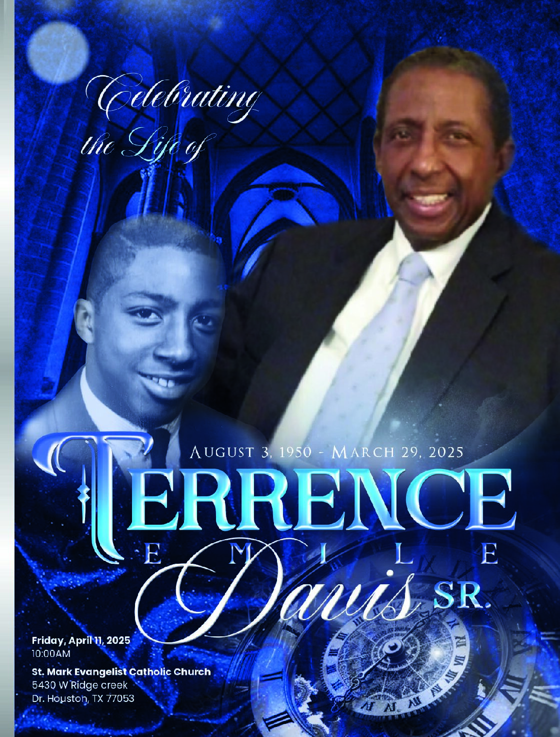 Terrence Emile Davis Sr. 1950-2025