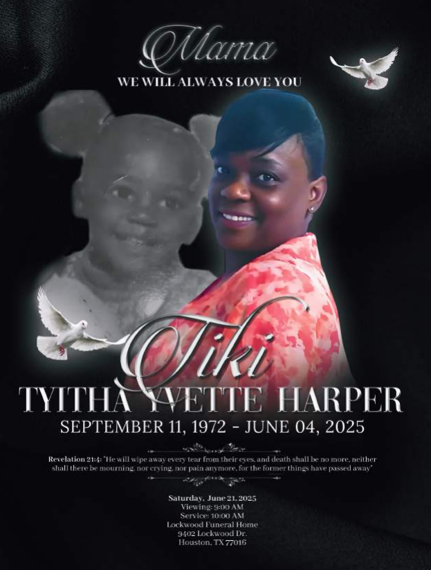 Tyitha “Tiki” Yvette Harper 1972-2025