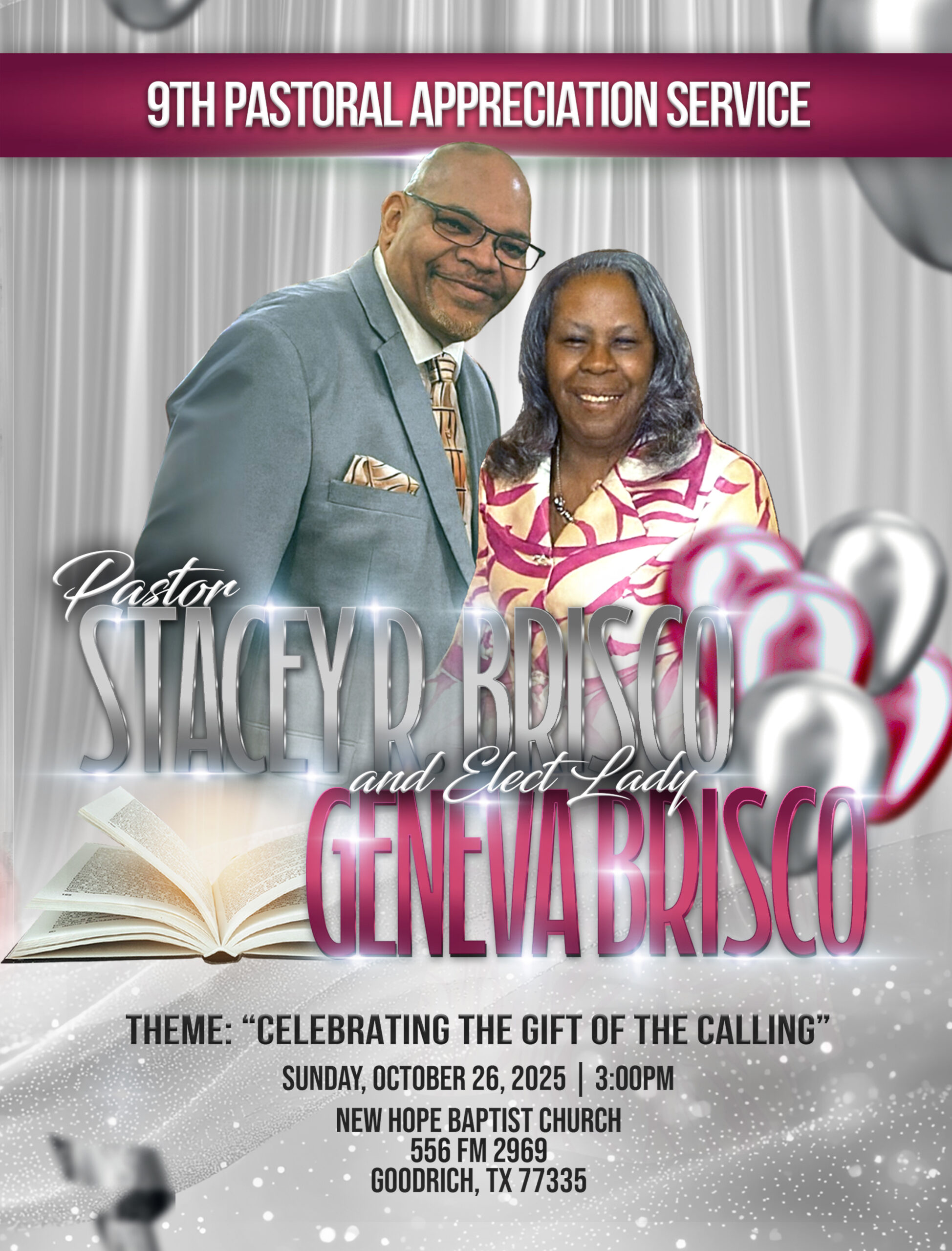 Pastor Stacey R. Brisco & First Lady Geneva Brisco