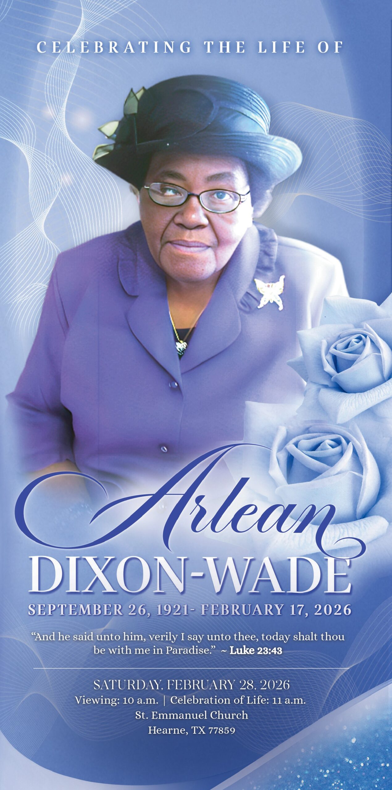 Arlean Dixon-Wade 1921 – 2026
