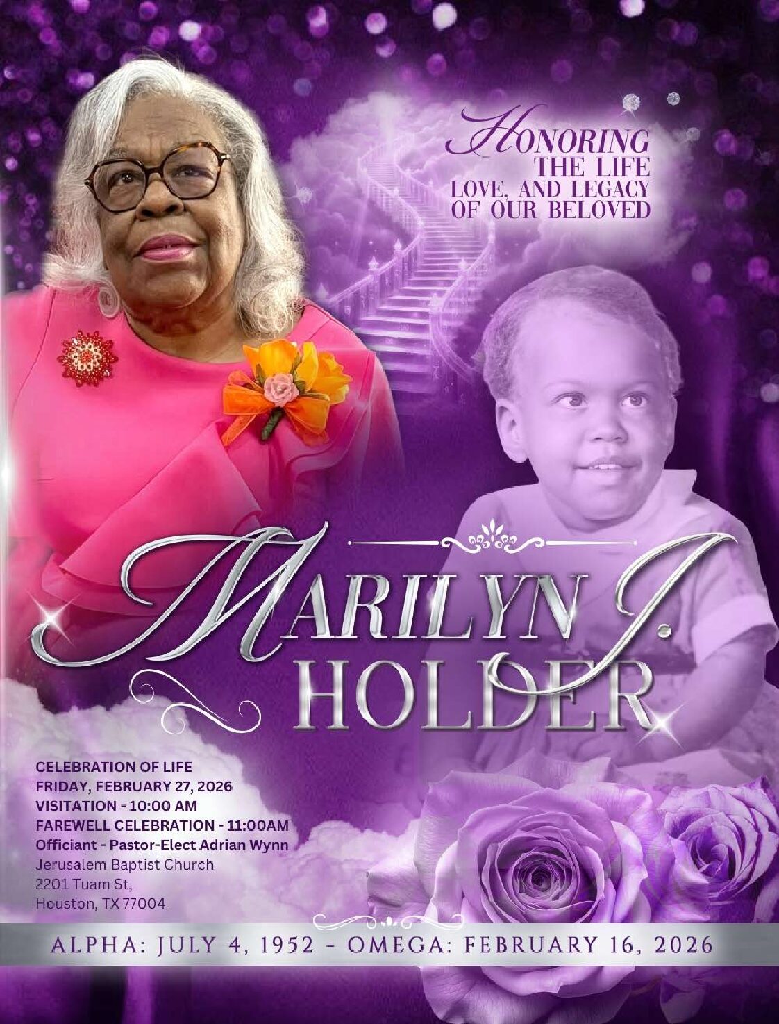 Marilyn Jean Walton Holder 1952 – 2026