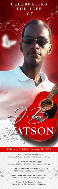 Jeffery Benard Watson 1968-2026