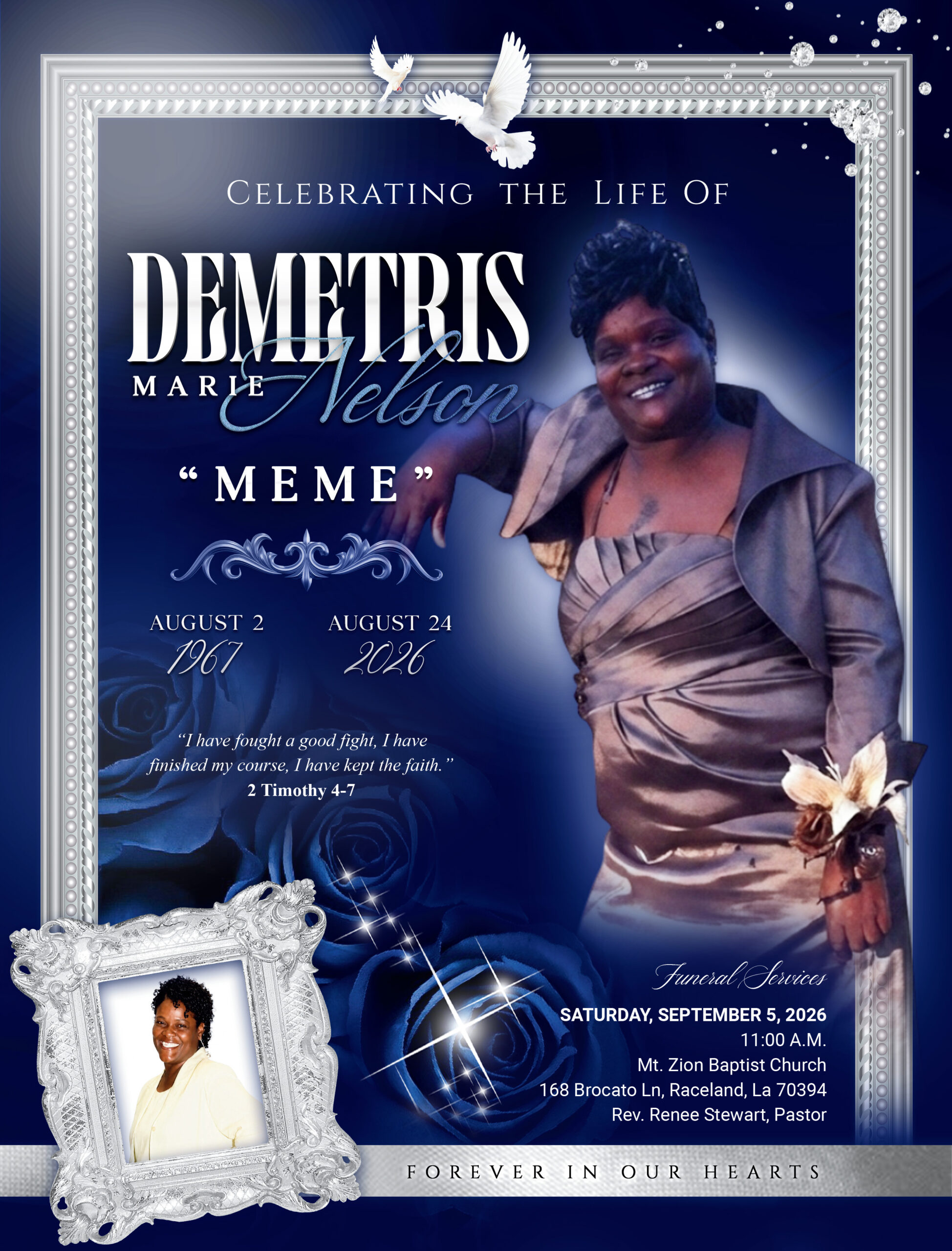 Demetris Marie Nelson 1967-2026